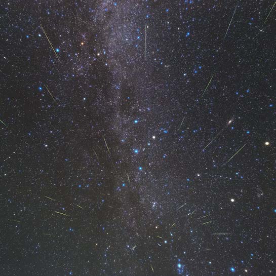 ペルセ流星群2016 放射点